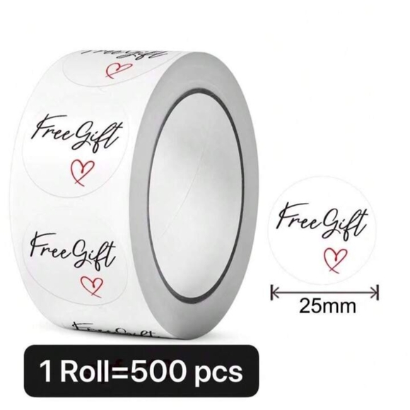 Other - 500pcs Thank You Free Gift Stickers White